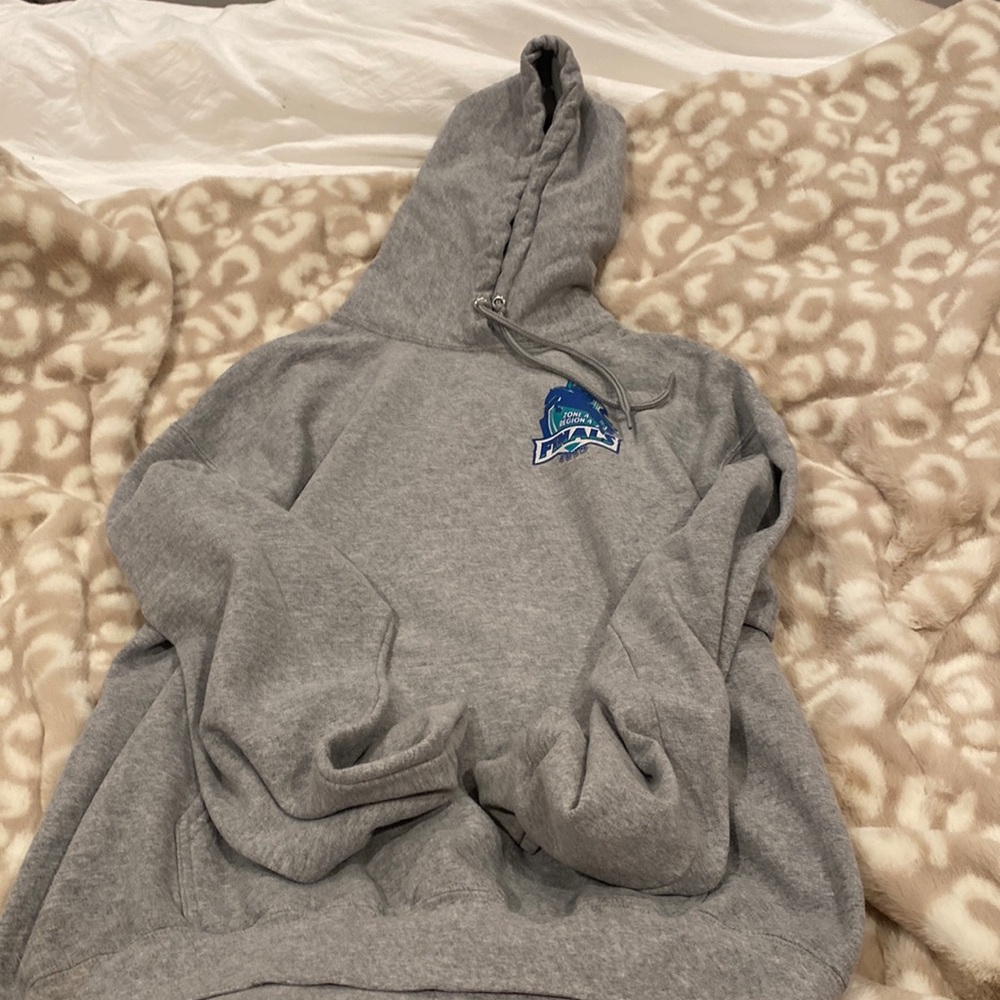 Grey hoodie from horseback finals in 2019!